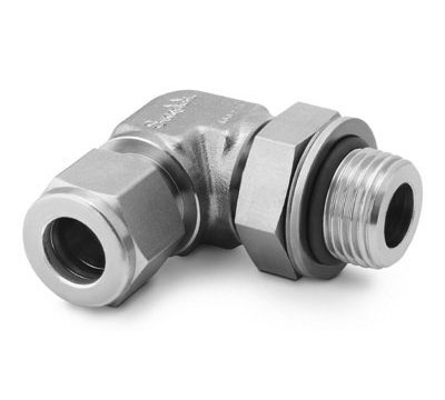 New Stainless Steel Male Elbow Connector 3/8 in x 1/2 MNPT Compatible SS-600-2-8 